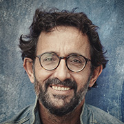 Smiling man with glasses